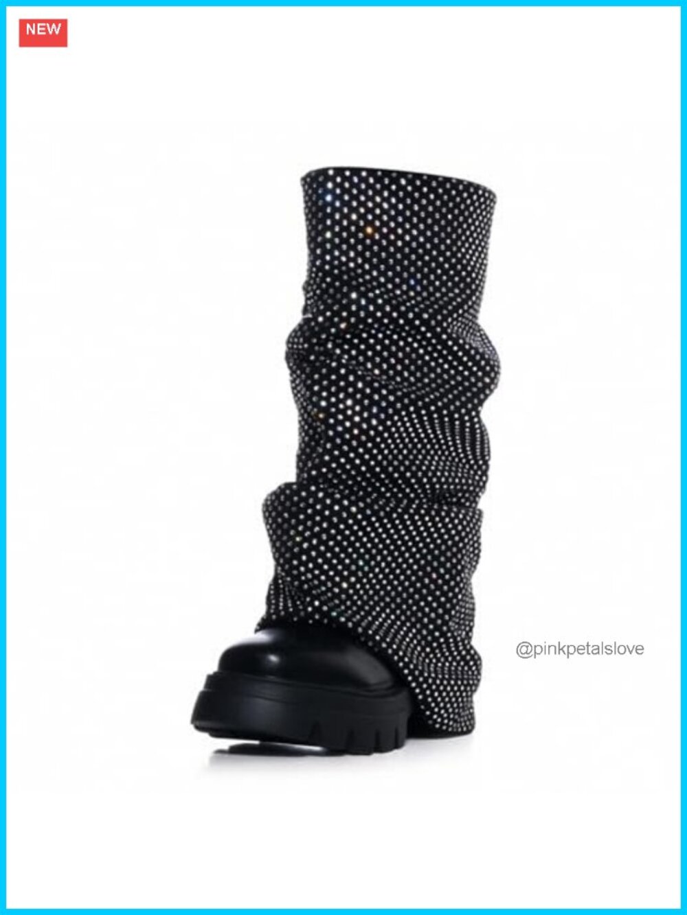 Slouchy Fold Over Mid Calf Platform Combat Boots Round Toe Faux Suede